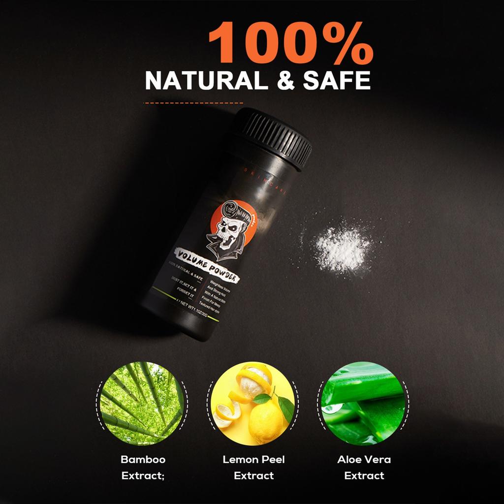 Fixierpuder, Trockenshampoo-Puder und No-Rinse-Haarpuder sind für die meisten Haartypen geeignet, 30g