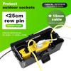 Weatherproof Electrical Connection Box  25.8x12.7x9.5cm Outdoor Electrical Box,Waterproof Extension Cord Covers for Plug Cables