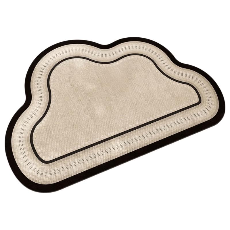 Quick-Dry Absorbent Non-Slip Bathroom Mat 50x80cm (6mm Thick)