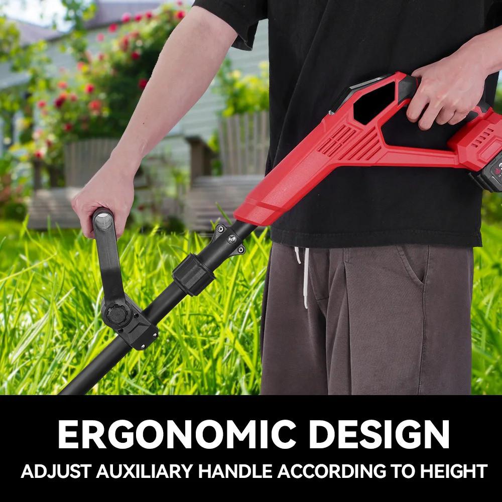 4000W Electric Tiller Cultivator Cordless Portable Grass Trimmer Garden Agricultural Soil Loosening Power Tool