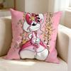 Cute Cartoon Mouse DDiddlina  Pillow Case Square DoubleSided Sofa Cushion Cover Bedroom Bedside Pillow