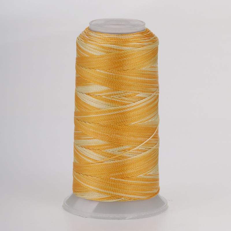 18-Strand Variegated Yarn Bracelet Weaving Cord – Gradient Dragon Scale Koi Thread DIY Material
