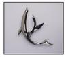 Shark Capo: Zinc Alloy Transposition Capo for Folk Guitar with Flannel Bag Packaging.