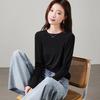 SOFSIL Damen Slim Fit Langarm Rundhals T-Shirt