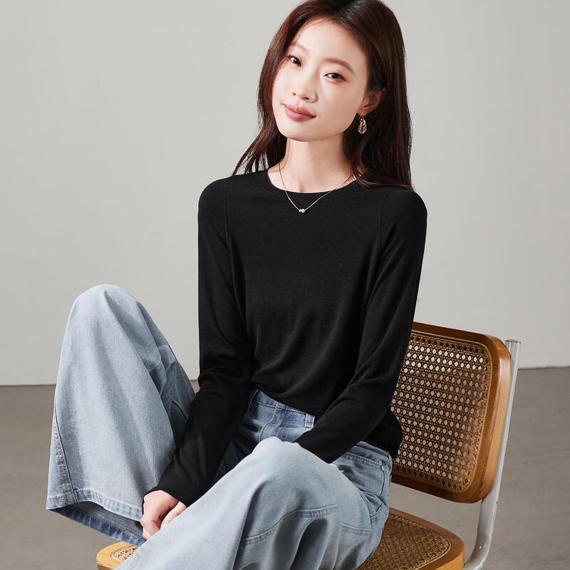 

SOFSIL Women s Slim Fit Long Sleeve Round Neck T-shirt XL