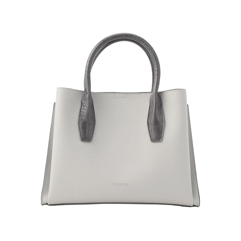 

[Comciseism] (Monocomsa) embossed handle bag 95-20BK17-205 F gray