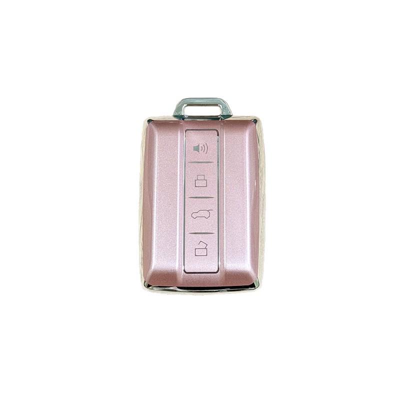 Advanced Liquid Glitter Pink Protective Car Key Cover for Tank 300 & Key Shells 400/500