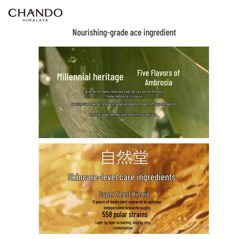 CHANDO Scalp Care Volumizing & Strengthening Soothing Shampoo
