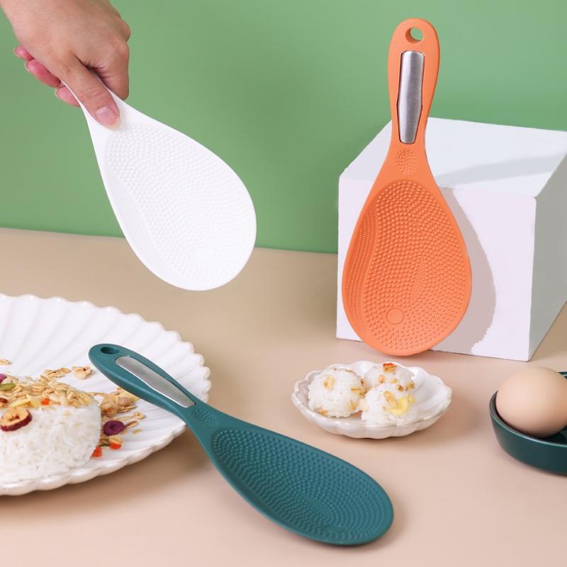 1 Stück Plastik-Reisschaufel Antihaft-Reiskocher, Antihaft-Reislöffel Haushalts-Reislöffel zum Schlagen von Reis