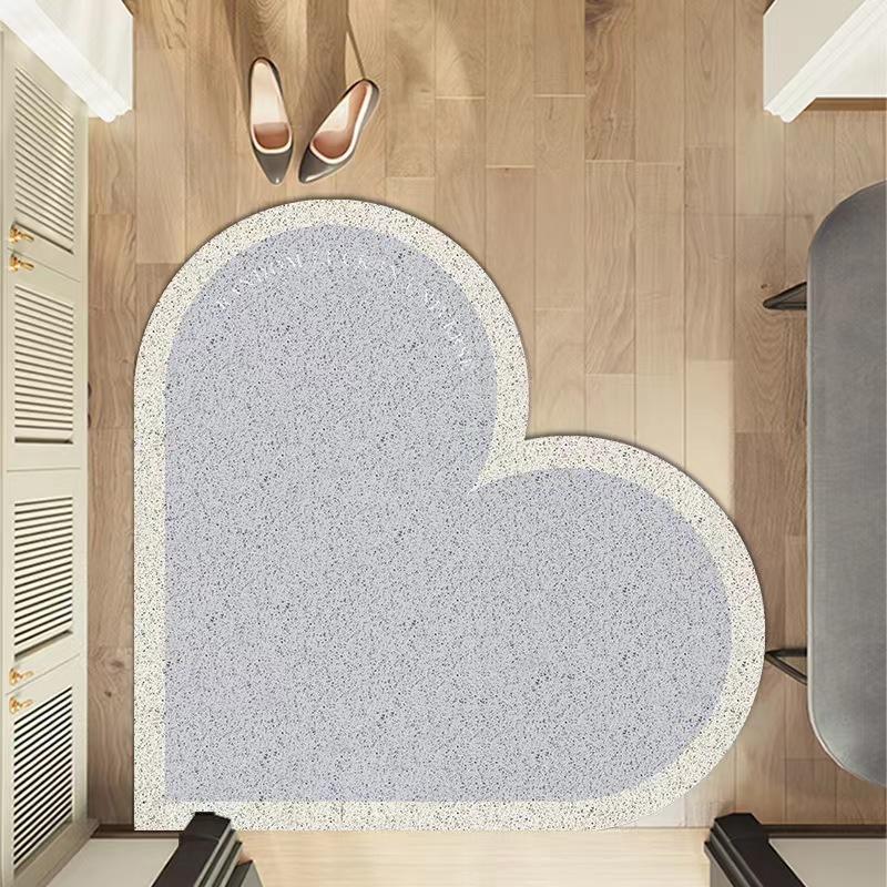 Moderní Jednoduchá Vstupní Rohožka Dveřní Dveřní Škrábací Rohožka na Nečistoty Snadná Údržba Odolná proti Opotřebení Protiskluzová Hedvábná Rohožka