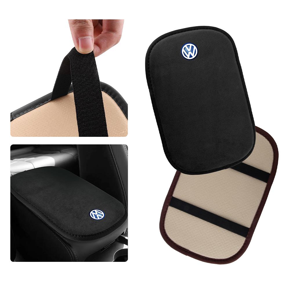 Car Center Console Armrest Pad Storage Bag Cover Accessories For Volkswagen GTI Golf Polo Passat VW CC Tiguan T-ROC Jetta TaigoKA8