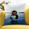 Cute P-Pingu World Various Sizes Square Pillow Case For Car Home Bedchamber Decor
