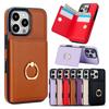 360° Ring Bracket Wallet Case for For Iphone 16 Promax 16e 15 Plus 14 Pro Max 13 12 11 X XR XS Kickstand Leather Phone Cover
