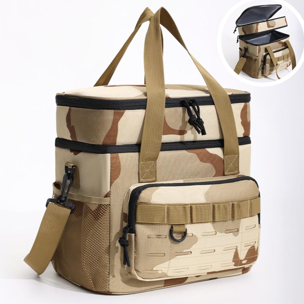 Thermal Picnic Cooler Backpack Refrigerator Outdoor Camping Insulated Bag Travel Beach Beer Leak-proof Food Storage Bag