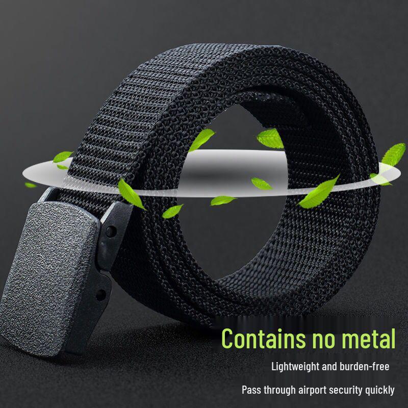 Versatile Men's Thickened Leather Belt for Casual, Military, or Student Use