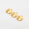 5pcs/Lot 14K 18K Gold Color Plated Wave Pattern Round Pendants With Hole Charm Bracelets Pendants For DIY Jewelry Makings