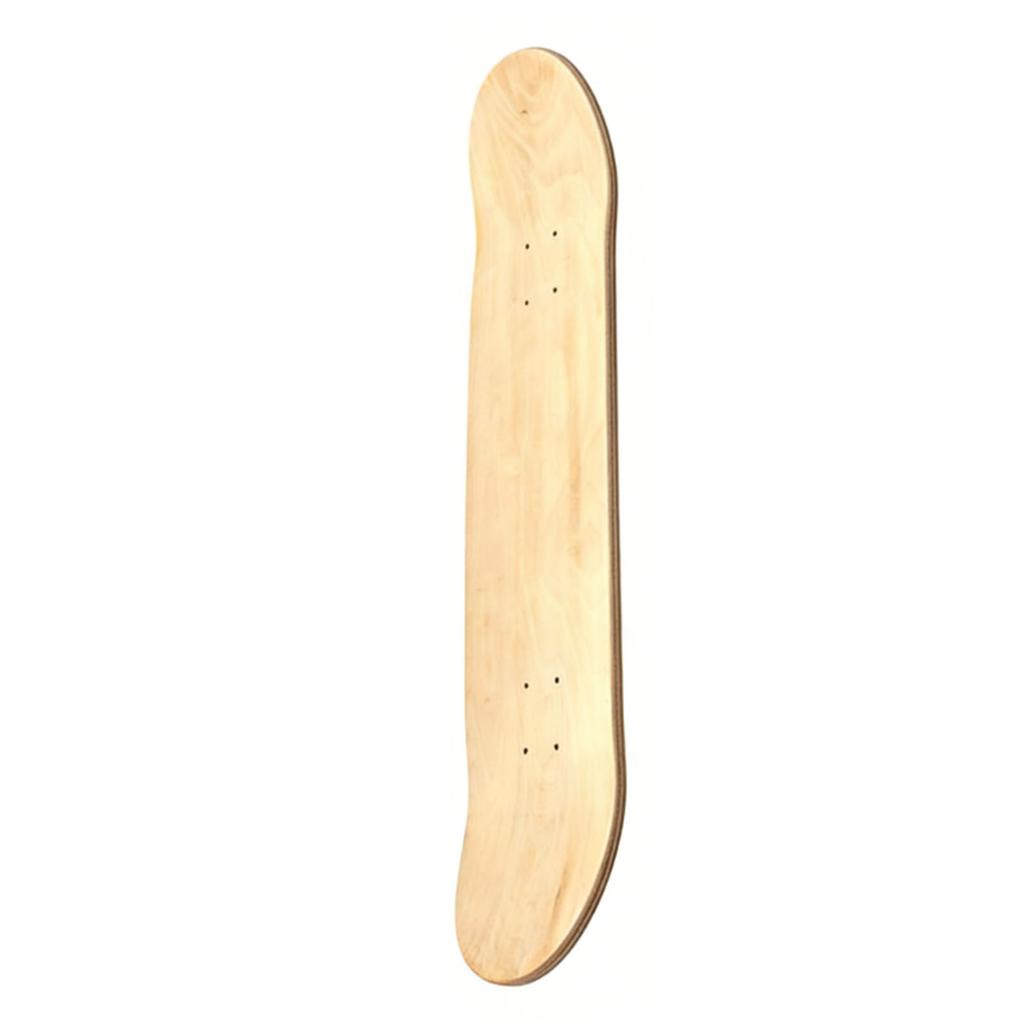 Blank Skateboard Deck 16.93x5.12x0.79in Double Sided 7 Ply Wooden Skate Deck Professional Maple Deck 43CM Board