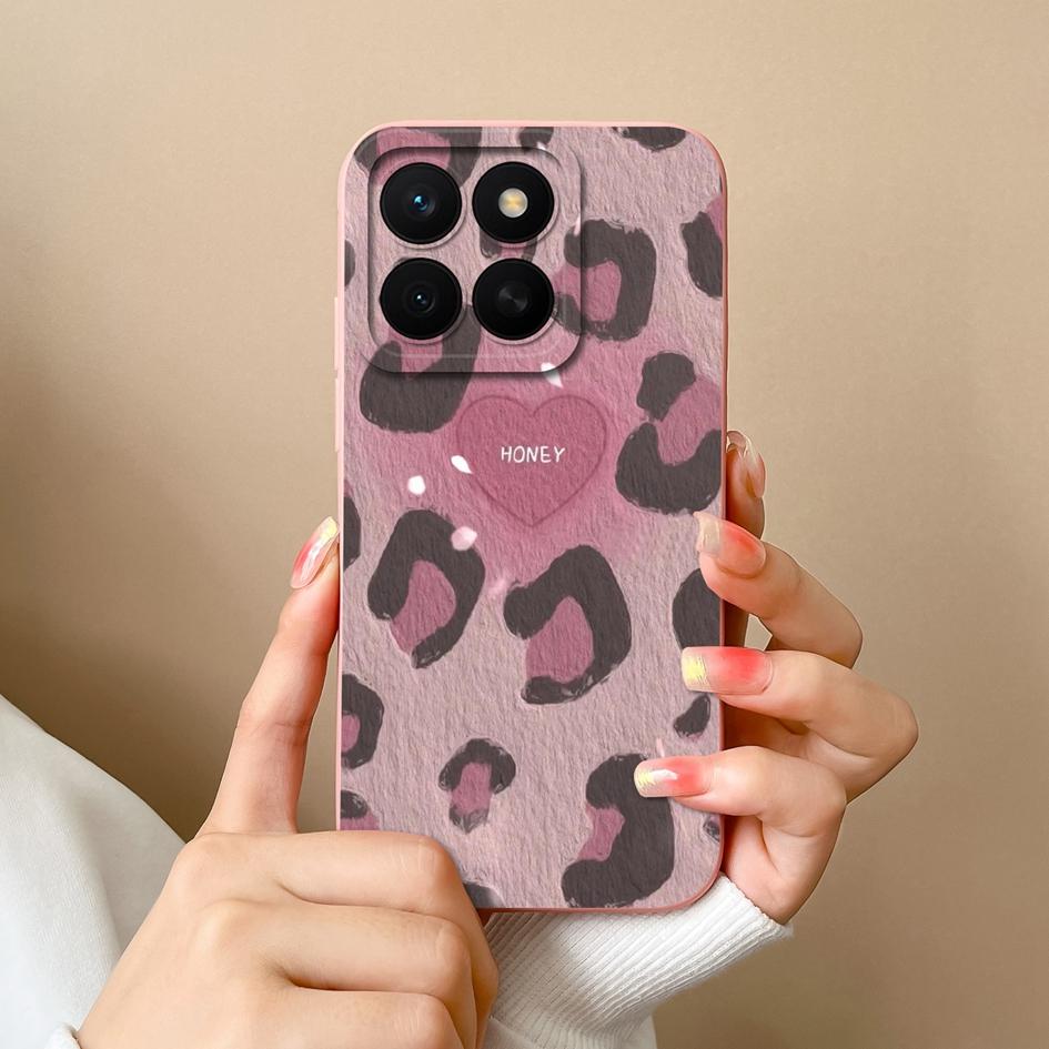 Hülle Für Huawei Honor X8c 7S 10i 20 20e 30 30S 50 50SE 60SE 70 Lite Pro Plus Hübsche Bunte Blume Flüssig Silikon Anti Rutsch Gehäuse Für Huawei Hülle