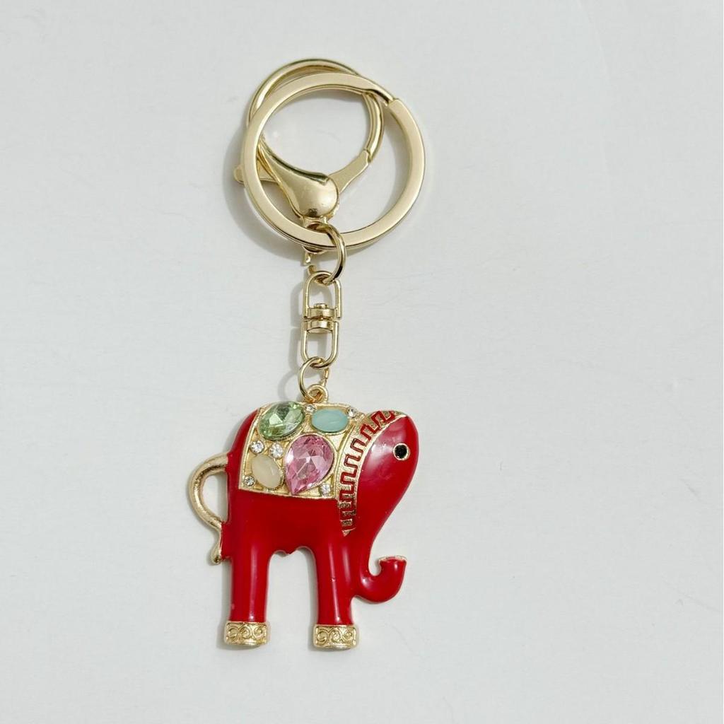 Kristall Strass Elefant Schlüsselanhänger: Süßer Taschenanhänger & Autozubehör Geschenk für Frauen