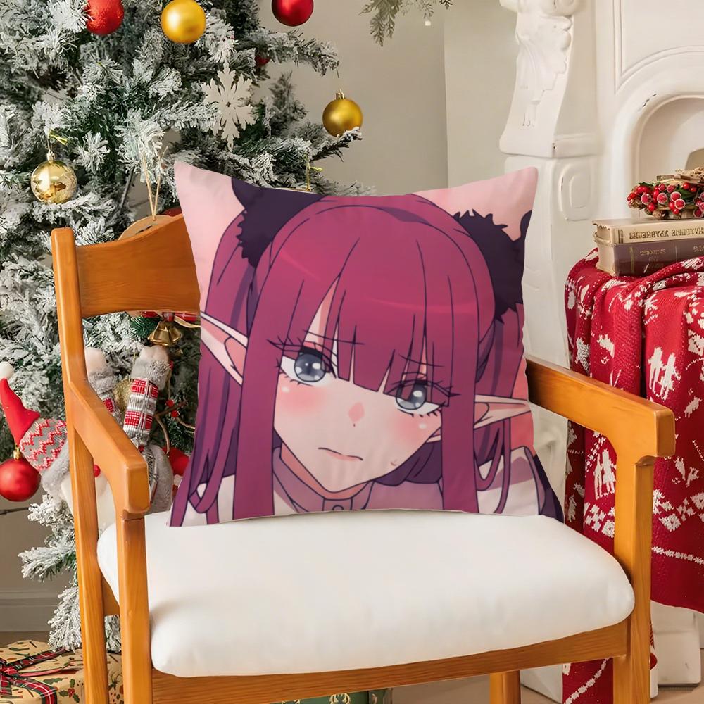 My Dress-Up Darling Marin Kitagawa Silky Short Plush With Invisible Zipper Dustproof Sofa Cushion Cover For Home Decor