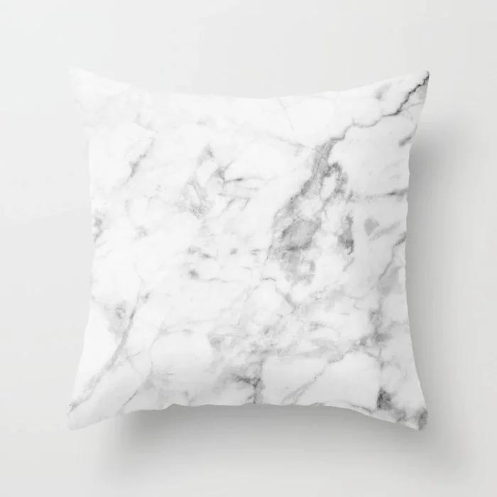 Brief Marble Geometric Sofa Decorative Pillowcase Polyester 45*45 Pillow Case Throw Pillow Home Decor Cushion Cover