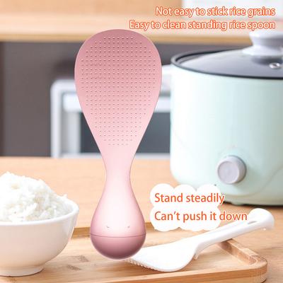 Tumbler Non-stick Rice Rice Spoon High Temperature Resistant ABS Household Vertical Non-injury Pot Rice Spoon Easy To Clean