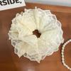 Ballet Style Lace Scrunchie Mesh Hair Tie for Women