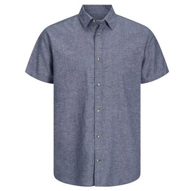 Jack & Jones Letnia lniana koszula z krótkim rękawem