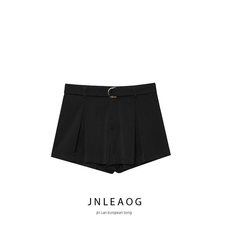 Jnleaog Spring New Arrival Women's Clothing Fashion Style French Fashion with Belt Casual Shorts 9929027800