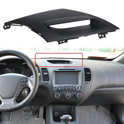 Instrumentpanelens elektroniska klocka Skyddspanel 84745 B5000 För Kia K3 Cerato 2013 2014 2015 2016-2018 Instrumentpanelens övre dekorpanel