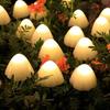 Pilz Solar Lichterkette mit Gartenstab, IP65 Wasserdichte Lichterkette mit 10/20 LEDs, Dekorative Lampe für Außen Garten Hof Terrasse Weg Rasen