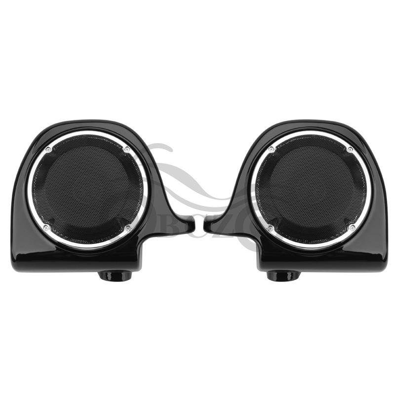 Front Fairing Bumper Horn Cover with Speakers for Harley Street Glide