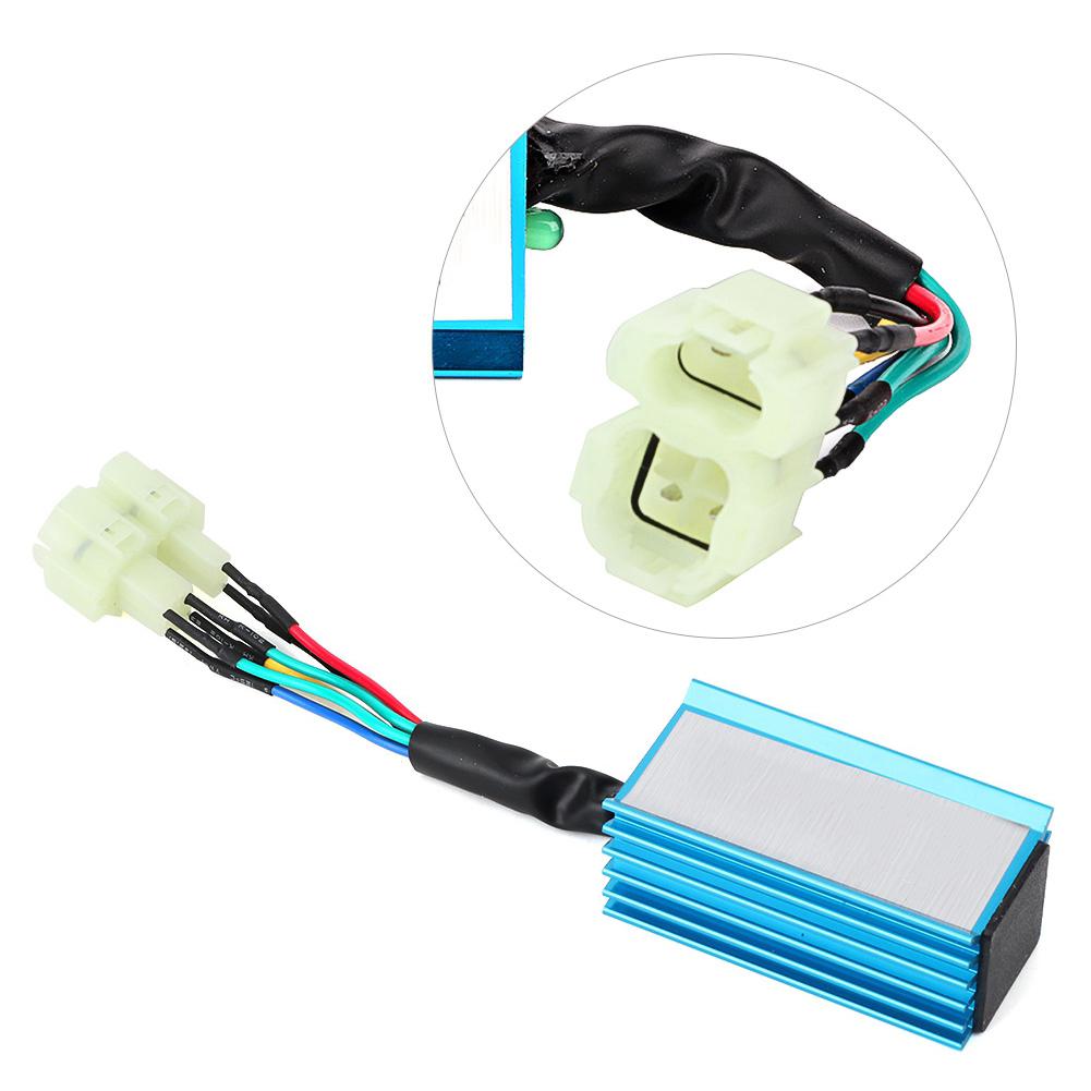 6 Pin Racing AC CDI GY6 Round Pin Ignition Box for 50cc 90cc 110cc 125cc 150cc 2 Stroke Engine Moped Scooter