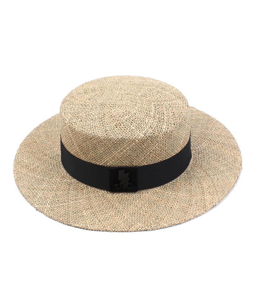 Yunibeosyeolkemiseuteuli Bau Flat Long Panama Hat Bk Panama Hat