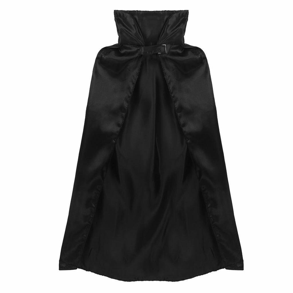 Children's Superhero Costume Set: Black Cape, Magician Hat, Bow Tie, Cane, and Gloves for Role-Playing.