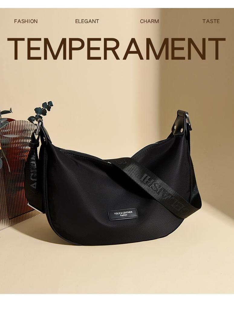 Best-Selling Minimalist Korean-Style Crossbody Dumpling Bag: Lightweight, Versatile, and Fashionable Casual Shoulder Bag for Commuters