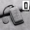 Leather Car Key Case Protector Cover For Mitsubishi Xpander Outlander L200 Asx Pajero Eclipse Cross Montero Soft Lancer Mirage