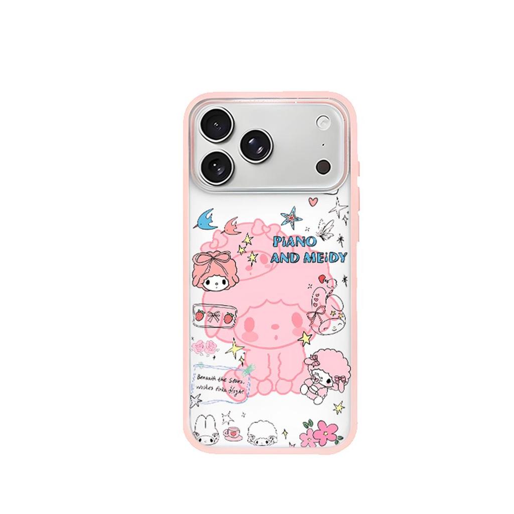 Influencer Melody Frosted Skin Feel Drop Protection Phone Case for Apple PROMAX 17/16/15/14/13.
