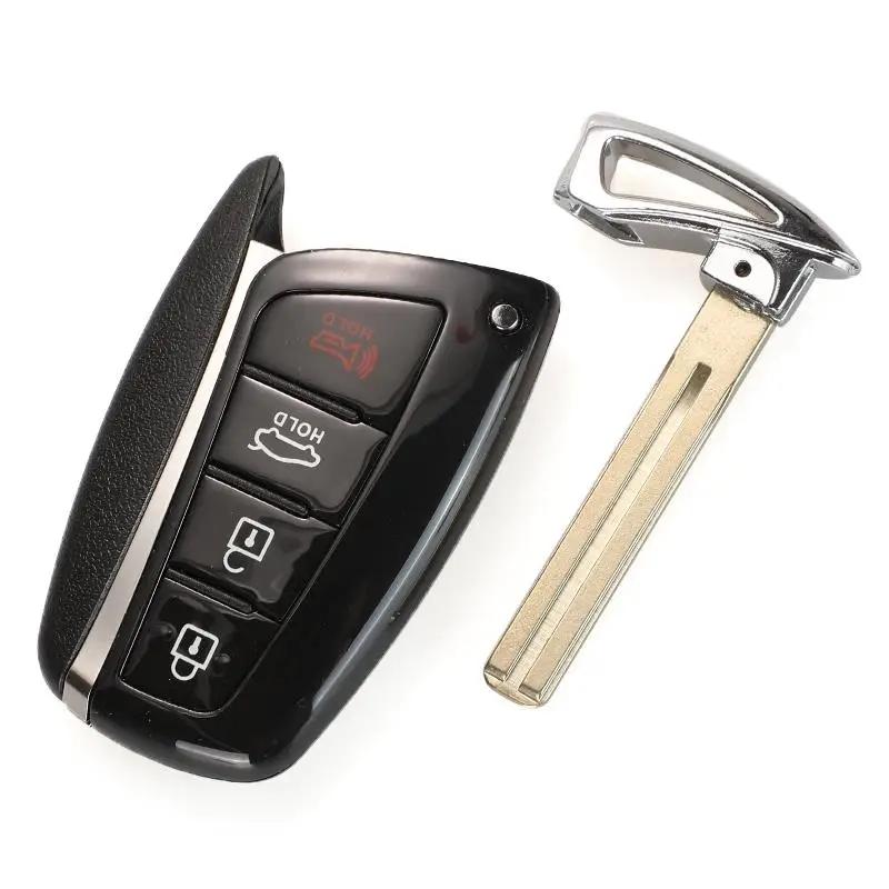3/4 Buttons Smart Key Case For Hyundai Genesis Santa Fe Equus Azera Remote Control Key Shell Smart Fob