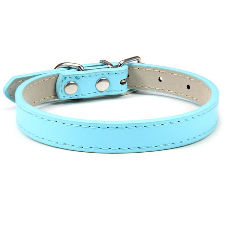 Abnehmbares Halsband aus PU-Leder für Katzen und kleine bis mittelgroße Hunde