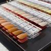 Professional Magnetic Nail Color Display System with 120 Removable Tips and Numbered Labels for Salon and Home Use