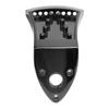 Triangle Mandolin Tailpiece Black Metal Replacement for 8 String Arched Top with Screws
