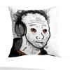 Wojak Soyjak pillowcase casual style decoration suitable for home decoration excluding pillow core