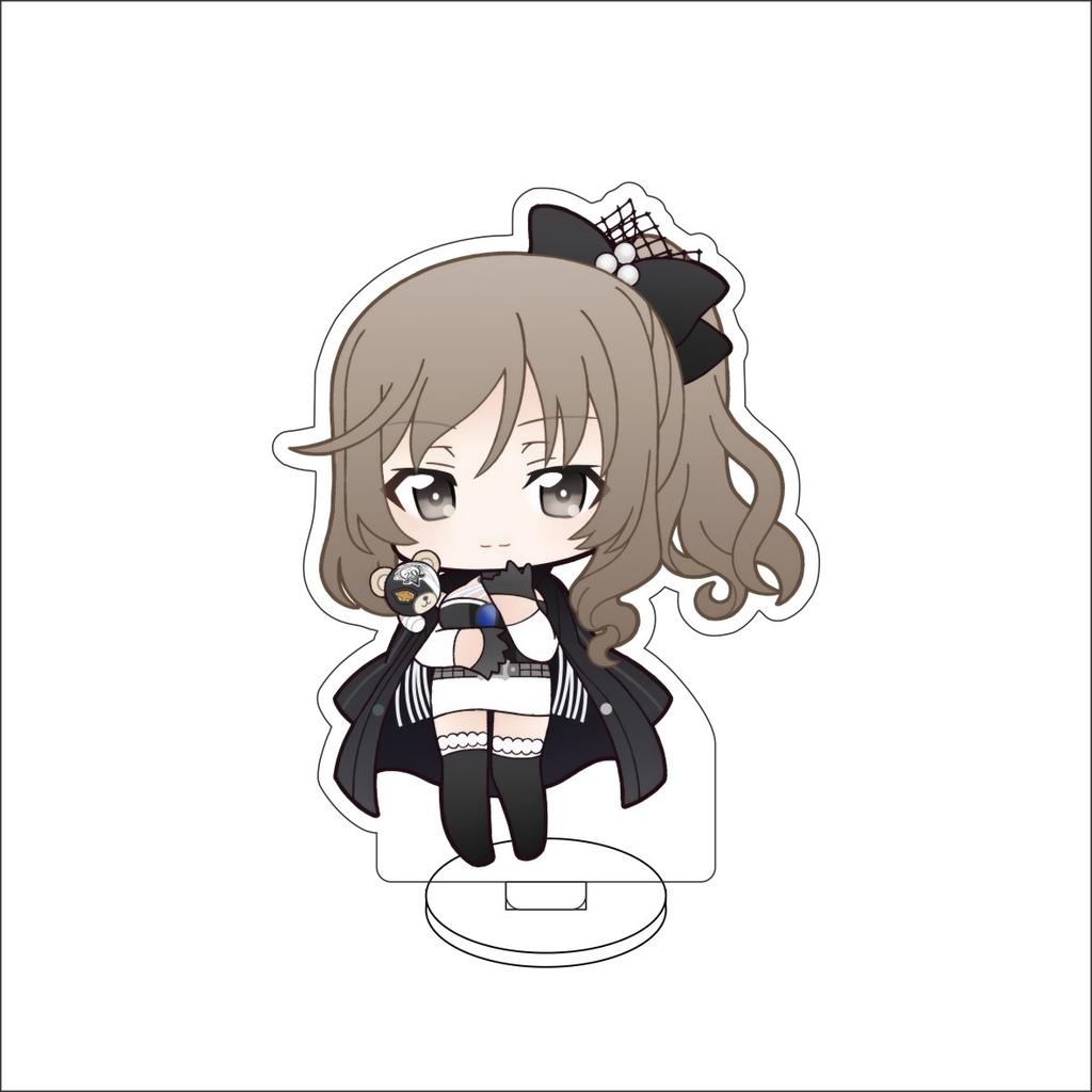 10CM Anime GIRLS und PANZER Figure Stand Model Nishizumi Miho/Isuzu Hana/Akiyama Yukari Cute Desk Decor Standing Sign Gifts
