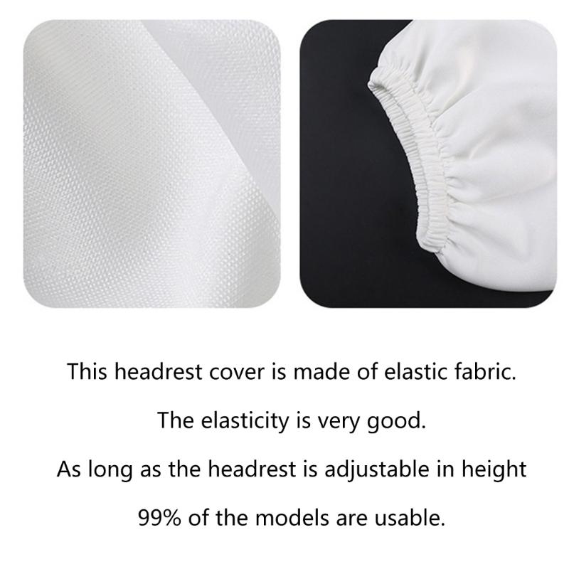 Festive Car Interior Decoration Headrest Covers Playful Halloween Graphics Comfort Fit Polyester Fabric Driver Gift 2pcs