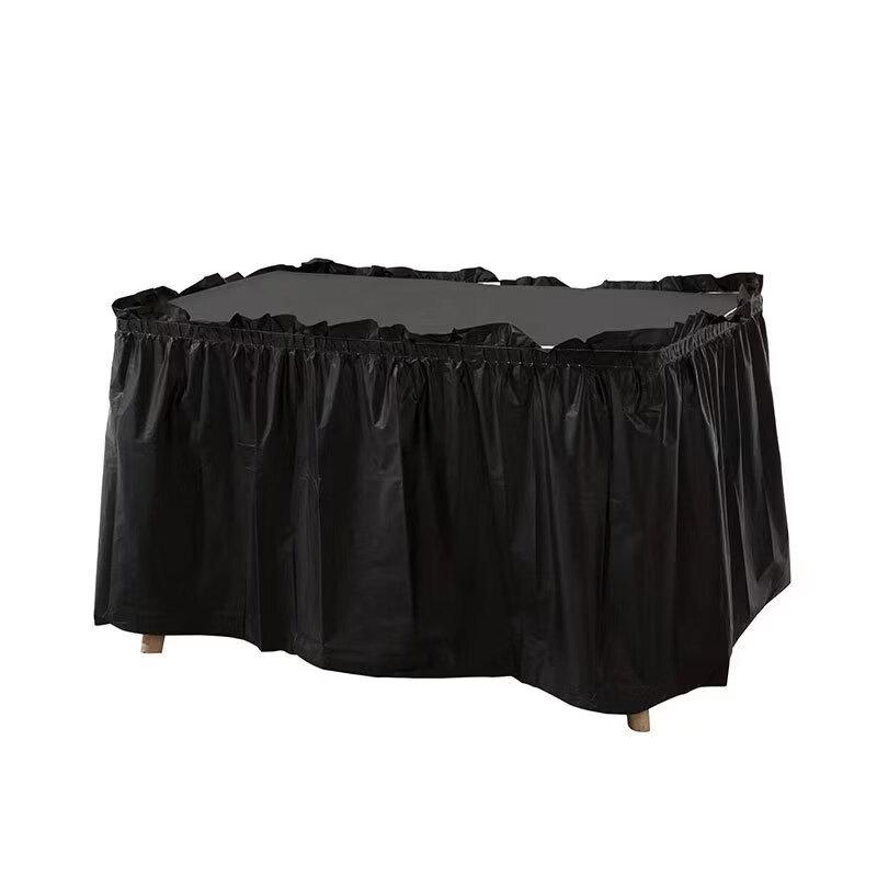 

Disposable Solid Color Party Table Skirt