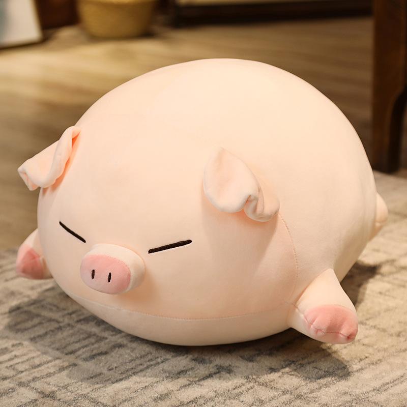 Chubby Pig Pillow Cute Pig Doll Plush Toy Bedroom Cushion Children Sleeping Pillow