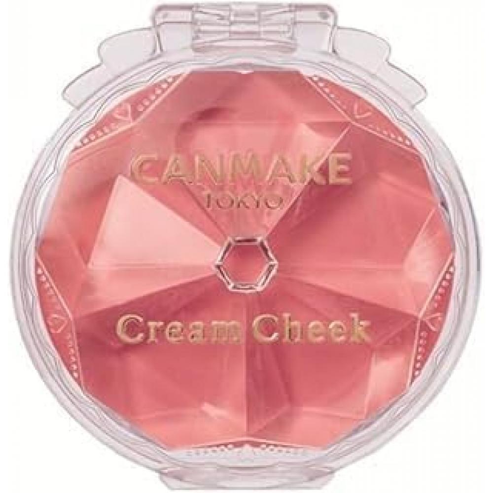 Unbranded Canmake Cream Cheek 24 Peach Mousse Cheek Ruddy Close Adhesion Milky Peach Ribbon Design