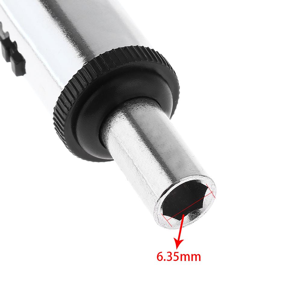 0-180 Degrees Multifunctional Ratchet Screwdriver Wrench with 1/4 Inch Inner Hexagon Interface