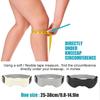 2Pcs Silicone Patellar Tendon Support Strap Adjustable Knee Support Pads for Men Women Sports, Running, Tennis, Jumpers Knee
